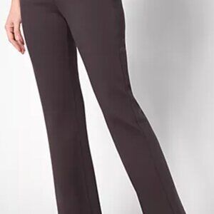 NYDJ Ponte Knit Pull On Flare Pants-New Sz XS Cordovan